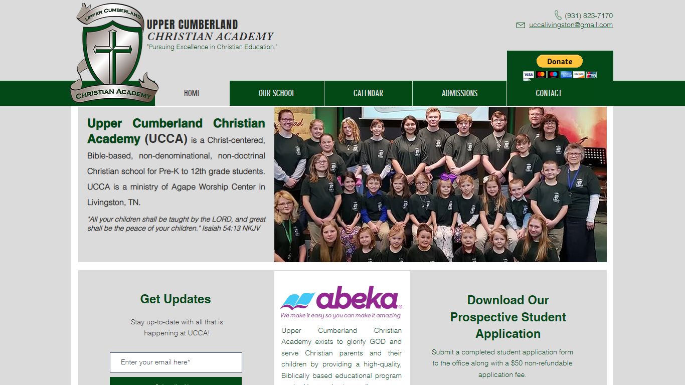 Upper Cumberland Christian Academy | Livingston, TN